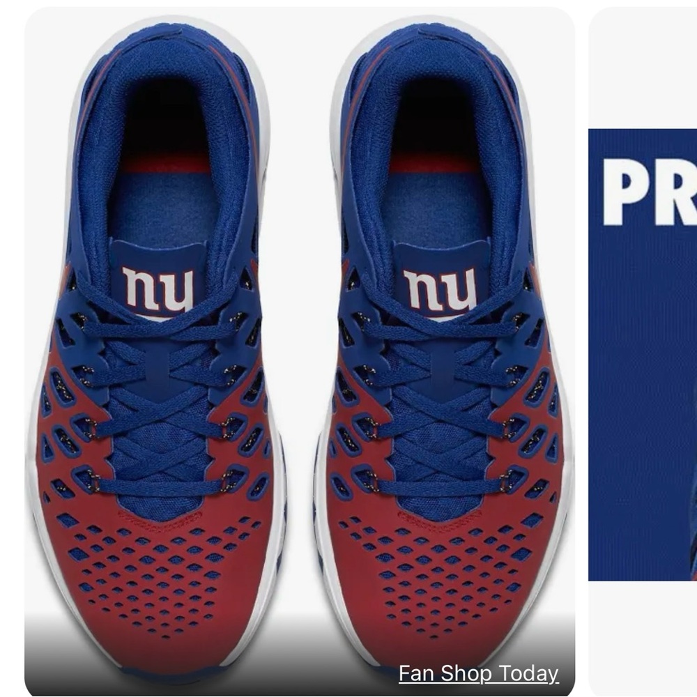 Nike NY GIANTS MENS SNEAKER, size 9.5